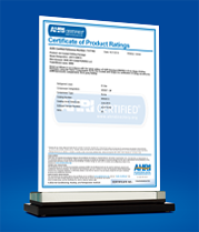 AHRI Certificate of Product Ratings - Ref. No. 7117193